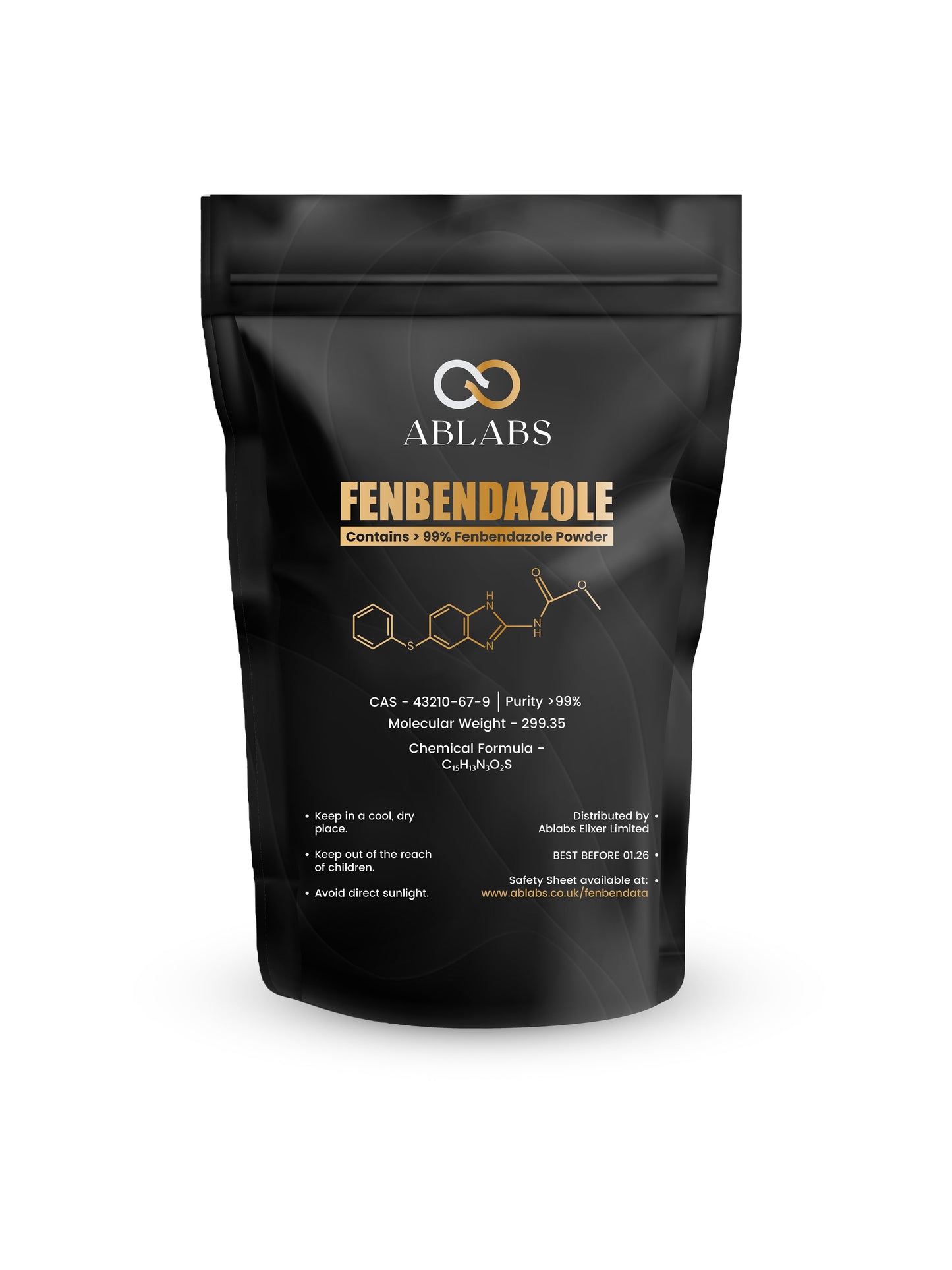 Ablabs Fenbendazole – Pure Research-Grade Powder