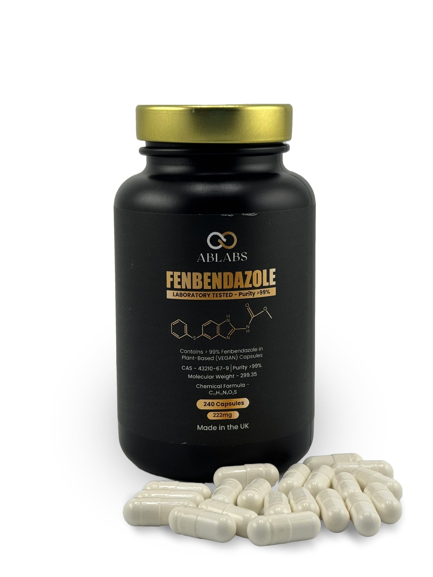 Ablabs Fenbendazole – 222 mg Capsules